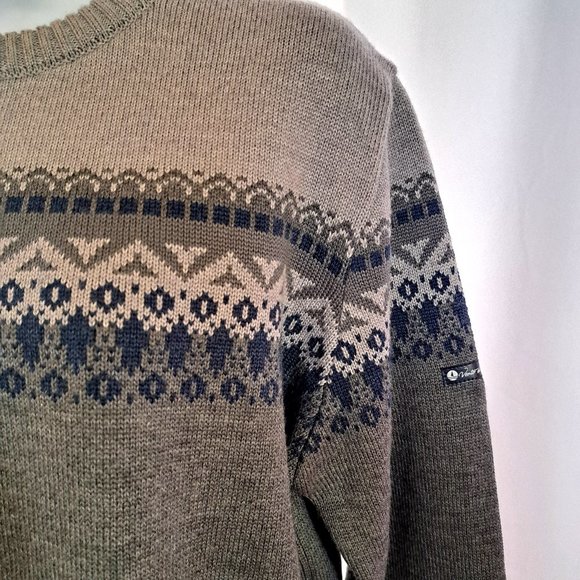 NAVIGARE ITALY mens SWEATER SIZE M "VENTO DI MARE" WOOL BLEND High End NAUTICAL - Picture 3 of 13